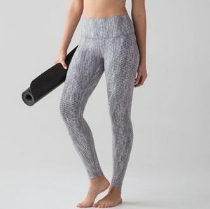 Lululemon Arrow Jacquard Battleship WU Crop